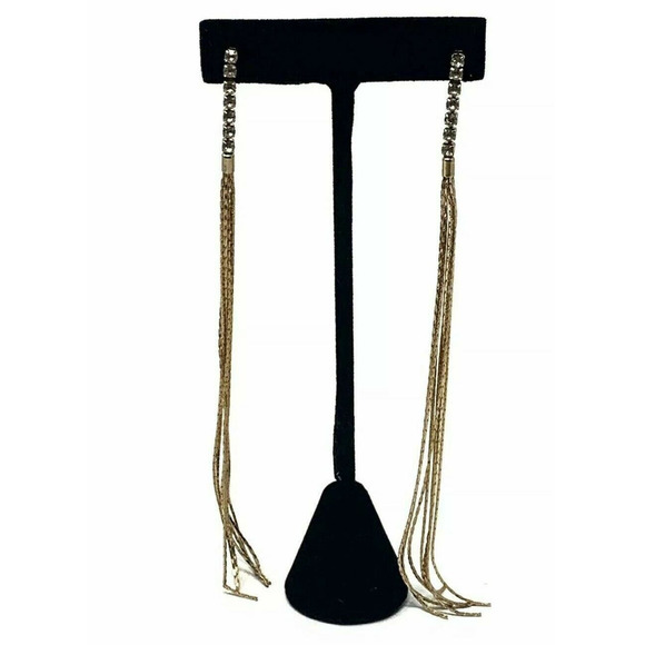 Forever 21 multi strand long tassel earrings - Picture 1 of 10